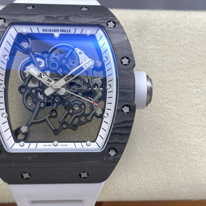 シャール・ミル RM055 スケルトン バッバ・ワトソン カーボンファイバー【ZF工場出品】