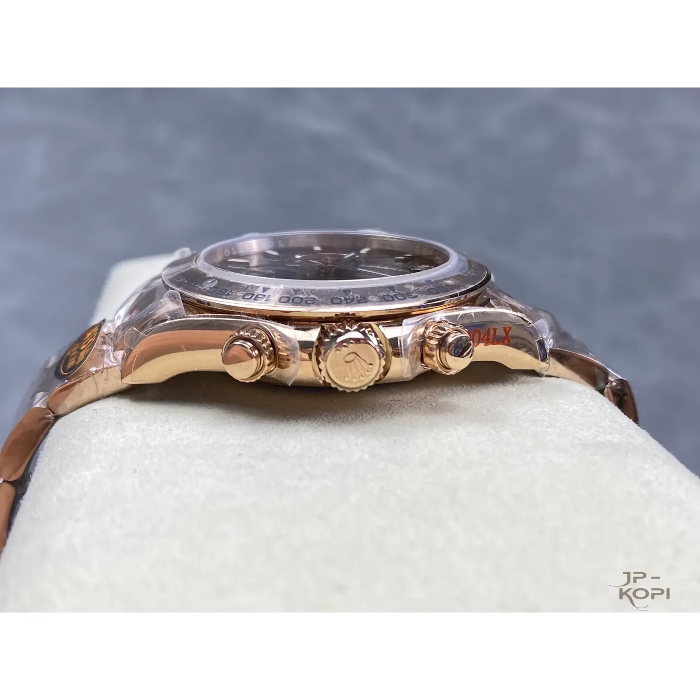 ロレックス デイトナ 126505-0005 チョコレート&ブラック 上海Cal.4131 加重版【QF工場製 高品質コピー腕時計】 - 画像 (6)