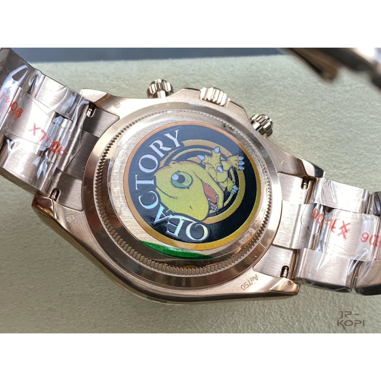 ロレックス デイトナ 126505-0005 チョコレート&ブラック 上海Cal.4131 加重版【QF工場製 高品質コピー腕時計】 - 画像 (8)