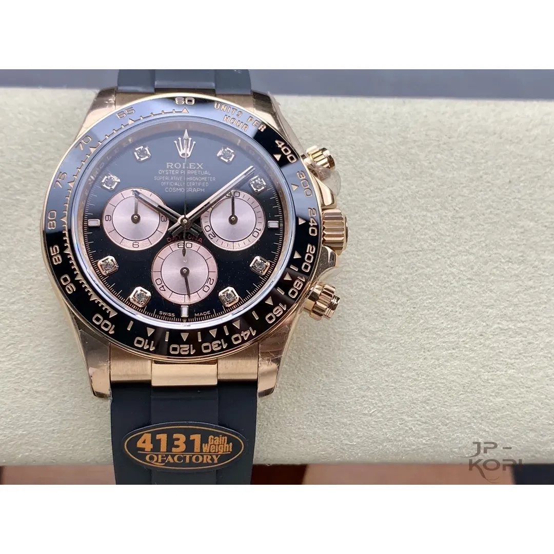 ロレックス デイトナ 126515LN-0004 8Pダイヤ ローズゴールド Cal.4131 加重版【QF工場出品】