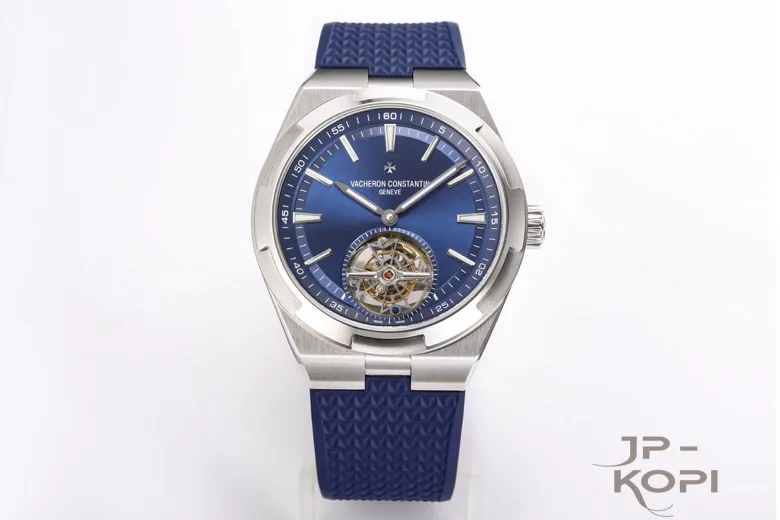 ヴァシュロン・コンスタンタン Overseas トゥールビヨン 6000V｜ブルーダイアル×ラバーバンド 42.5MM【BBS工場製】