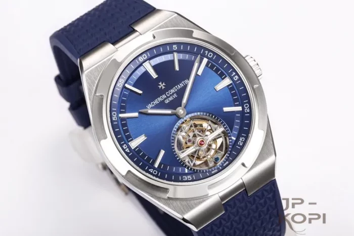 ヴァシュロン・コンスタンタン Overseas トゥールビヨン 6000V｜ブルーダイアル×ラバーバンド 42.5MM【BBS工場製】 - 画像 (2)