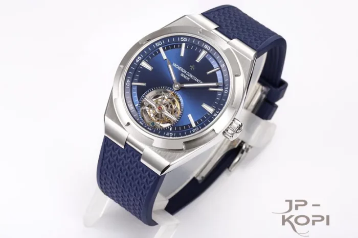 ヴァシュロン・コンスタンタン Overseas トゥールビヨン 6000V｜ブルーダイアル×ラバーバンド 42.5MM【BBS工場製】 - 画像 (3)