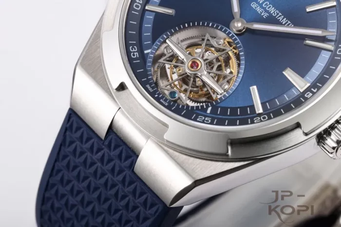 ヴァシュロン・コンスタンタン Overseas トゥールビヨン 6000V｜ブルーダイアル×ラバーバンド 42.5MM【BBS工場製】 - 画像 (5)