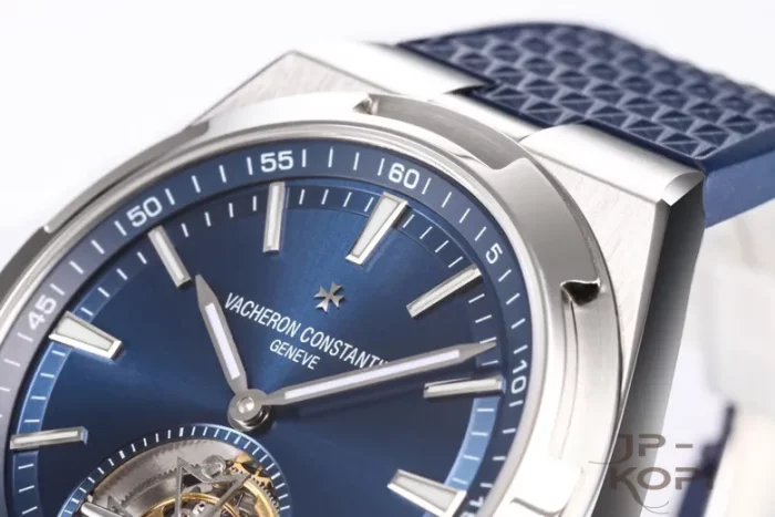 ヴァシュロン・コンスタンタン Overseas トゥールビヨン 6000V｜ブルーダイアル×ラバーバンド 42.5MM【BBS工場製】 - 画像 (6)