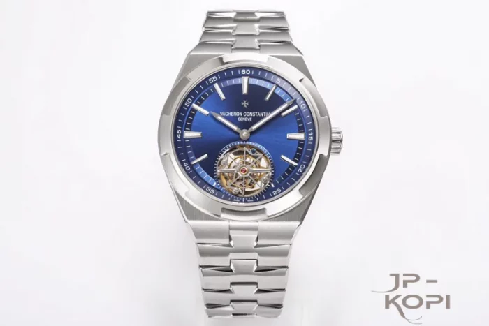 ヴァシュロン・コンスタンタン Overseas トゥールビヨン 6000V｜ブルーダイアル×ステンレスブレス 42.5MM【BBS工場製】