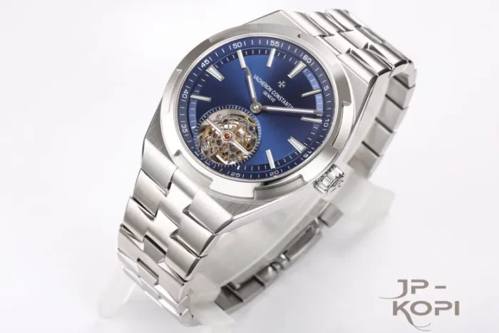 ヴァシュロン・コンスタンタン Overseas トゥールビヨン 6000V｜ブルーダイアル×ステンレスブレス 42.5MM【BBS工場製】 - 画像 (2)