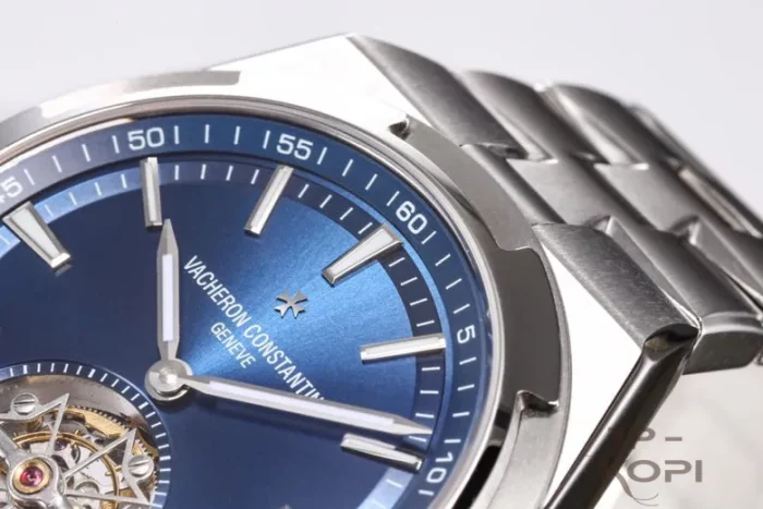 ヴァシュロン・コンスタンタン Overseas トゥールビヨン 6000V｜ブルーダイアル×ステンレスブレス 42.5MM【BBS工場製】 - 画像 (4)