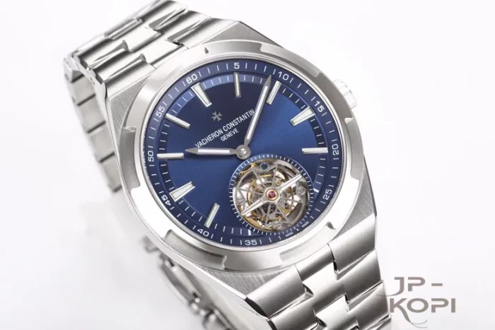 ヴァシュロン・コンスタンタン Overseas トゥールビヨン 6000V｜ブルーダイアル×ステンレスブレス 42.5MM【BBS工場製】 - 画像 (3)