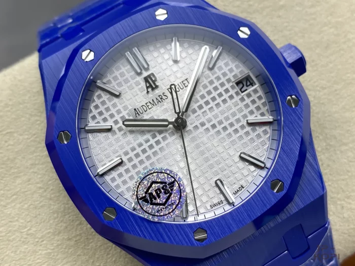 オーデマ・ピゲ ロイヤルオーク 15500 ブルーセラミック シルバー 【APS工場出品】 - 画像 (2)