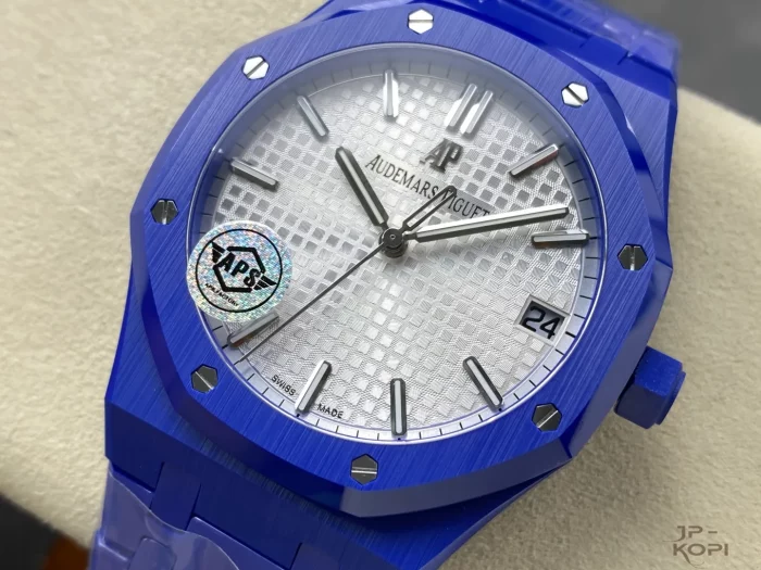オーデマ・ピゲ ロイヤルオーク 15500 ブルーセラミック シルバー 【APS工場出品】 - 画像 (3)