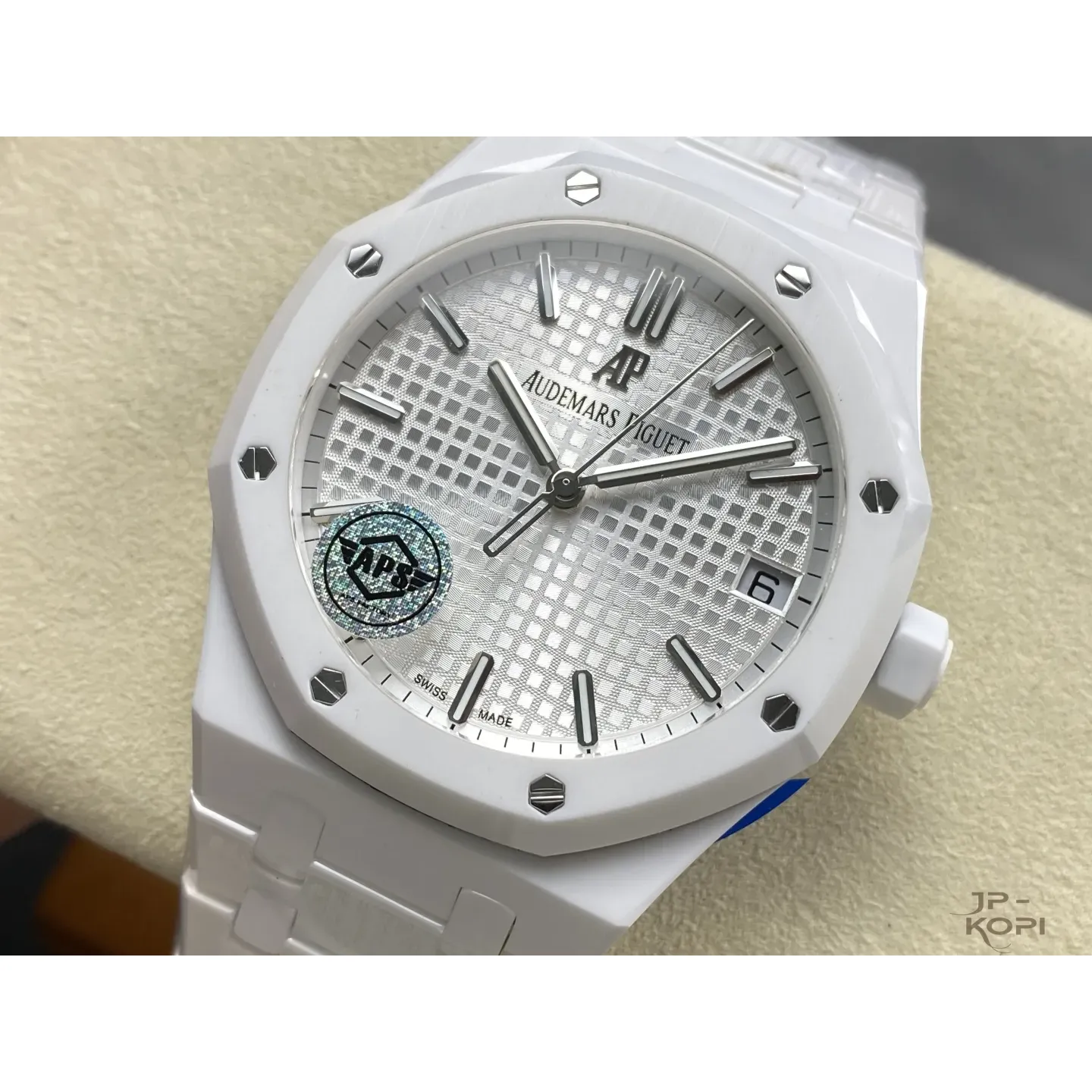 オーデマ・ピゲ ロイヤルオーク 15500 ホワイトセラミック ダイアルシルバー 【APS工場出品】 - 画像 (4)