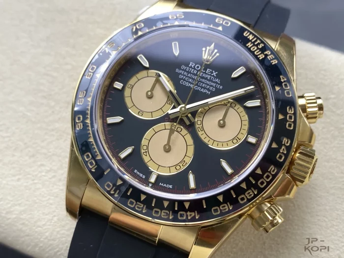 ロレックス デイトナ 126518LN-0004 イエローゴールド ブラックシャンパン 加重版 ｜VS工場製 丹東Cal.4131搭載 - 画像 (3)