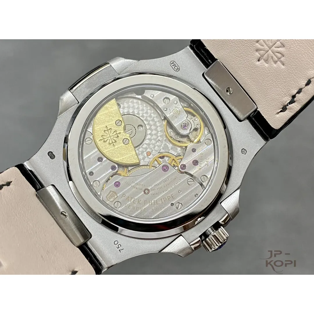 パテック・フィリップ ノーチラス 5712G-001|グレー文字盤×WGメッキケース Cal.240搭載【PPF工場製 高品質コピー腕時計】 - 画像 (8)