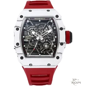 リシャール・ミル RM35-01｜ホワイトカーボン×スケルトン×レッドラバーベルト【NEW工場製】