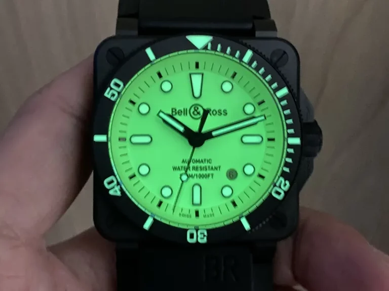 ベル＆ロス BR0392-D-C5-CE/SRB｜フルルム夜光グリーンダイヤル 42mm【BR工場製】 - 画像 (9)
