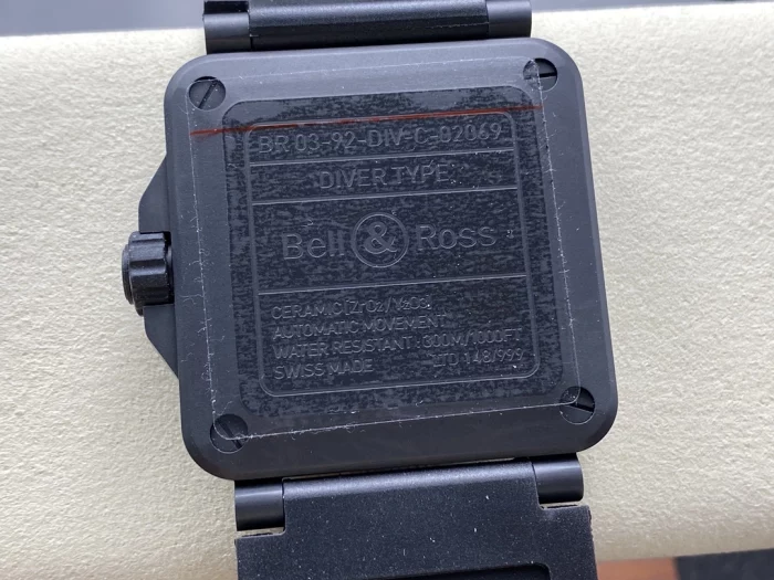 ベル＆ロス BR03A-D-LM-CE/SRB｜フルルム夜光ペールブルーダイヤル 42mm【BR工場製】 - 画像 (6)