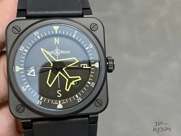 ベル＆ロス BR03A-CPS-CE/SRB｜ブラックダイヤル 41mm ジャイロコンパス【BR工場製】