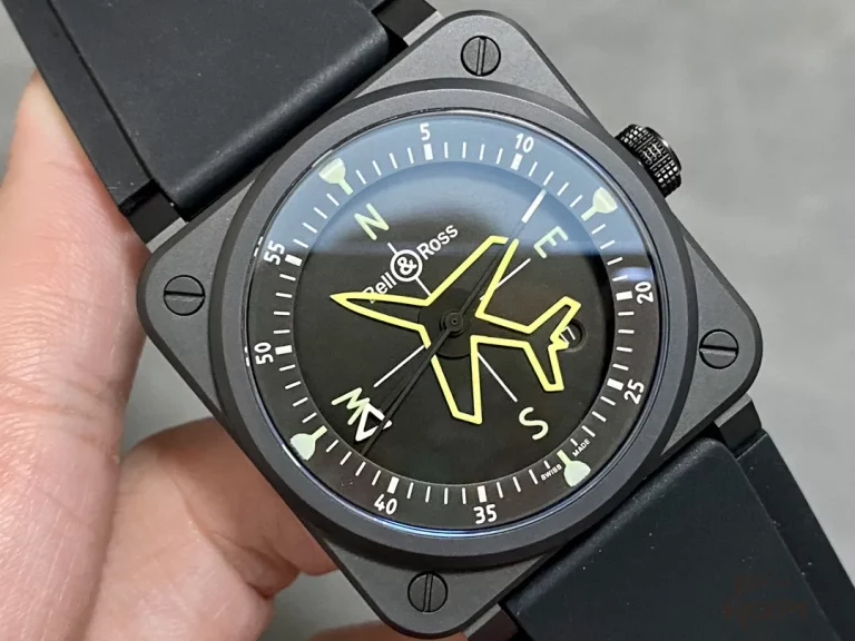 ベル＆ロス BR03A-CPS-CE/SRB｜ブラックダイヤル 41mm ジャイロコンパス【BR工場製】 - 画像 (2)