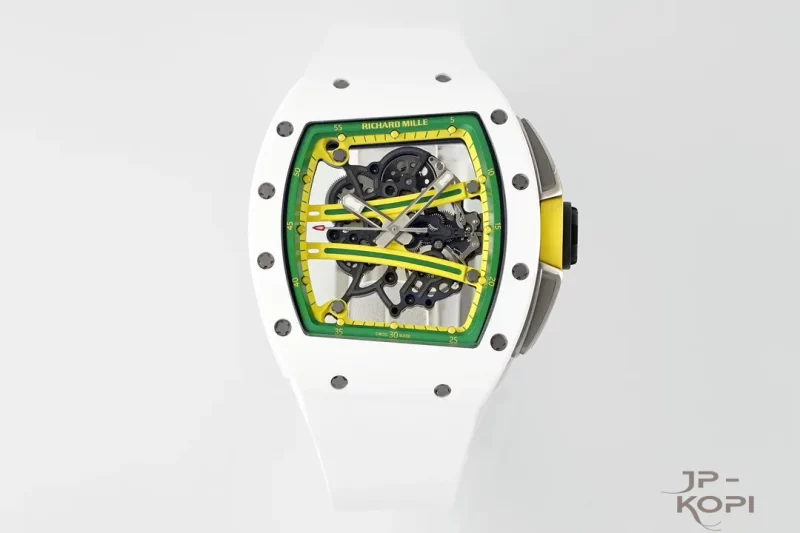 リシャール・ミル RM61-01 オートマティック｜ホワイトラバー×ホワイトセラミック×スケルトン文字盤【ZF製】