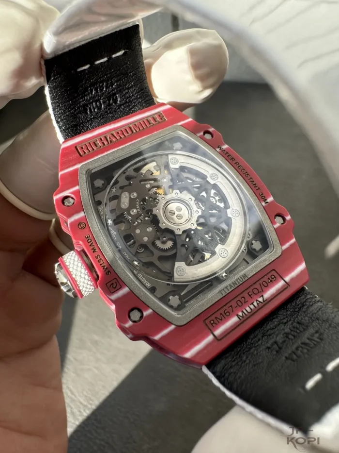 リシャール・ミル RM67-02 オートマティック ムタズ・エサ・バルシム・ハイジャンプ | カタールの国旗風デザイン 【スタム腕時計】 - 画像 (8)