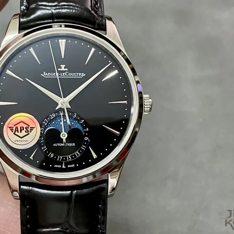 ジャガー・ルクルト マスター ウルトラスリム ムーン Q1368471 ｜ブラック文字盤 39MM【APS工場製】