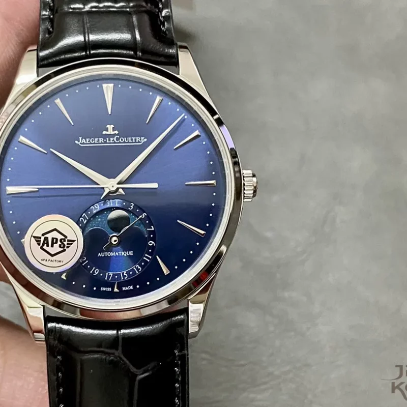 ジャガー・ルクルト マスター ウルトラスリム ムーン Q1368480｜ブルー文字盤 39MM【APS工場製】