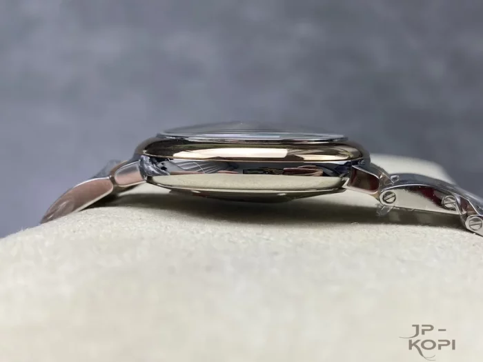 カルティエ バロンブルー W2BB0032｜レディース 33mm シルバー文字盤 ローズゴールドコンビ【3K製】 - 画像 (6)