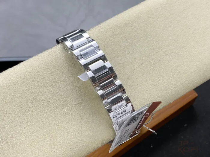 カルティエ バロンブルー W2BB0032｜レディース 33mm シルバー文字盤 ローズゴールドコンビ【3K製】 - 画像 (9)