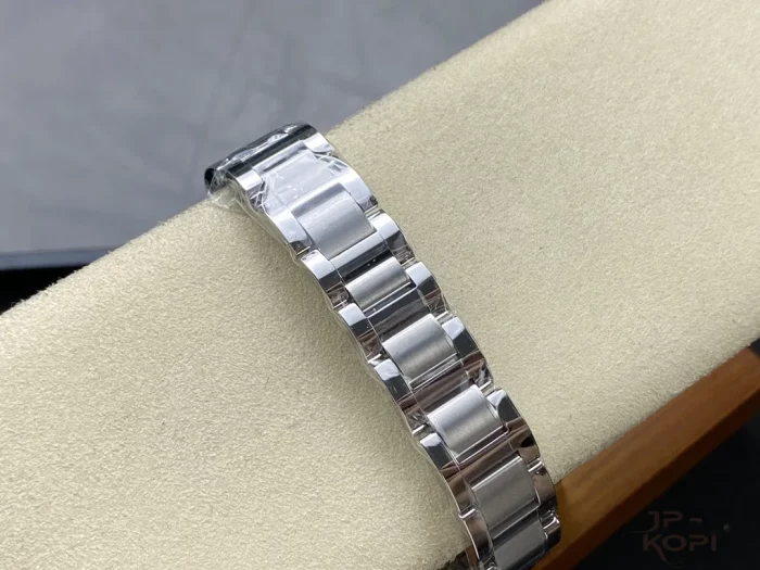 カルティエ バロンブルー W6920100｜レディース 33mm ピンク文字盤 ステンレスブレス【3K製】 - 画像 (9)