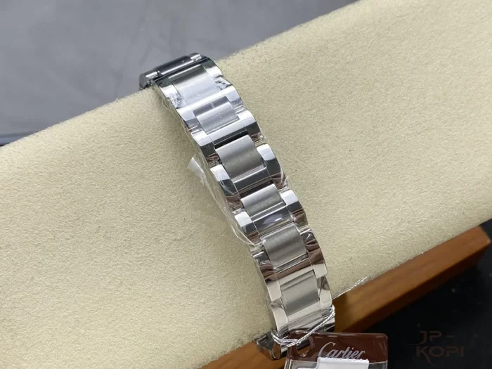 カルティエ バロンブルー WSBB0062 ｜レディース 33mm ブルー文字盤 ステンレスブレス【3K製】 - 画像 (9)