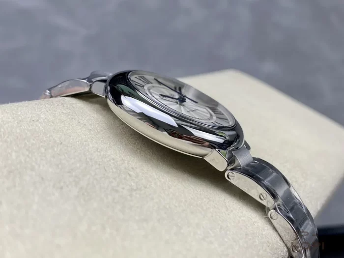 カルティエ バロンブルー WSBB0044｜レディース 33mm シルバー文字盤 ステンレスブレス【3K製】 - 画像 (6)