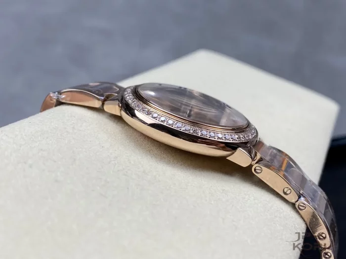 カルティエ バロンブルー WJBB0036｜33mm レディース ダイヤベゼル コンビケース【3K工場製】 - 画像 (5)