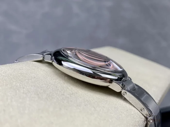 カルティエ バロンブルー W6920041｜レディース 36mm ピンク文字盤 ステンレスブレス【3K製】 - 画像 (5)