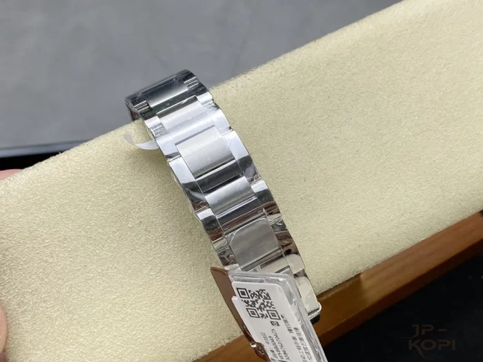 カルティエ バロンブルー W6920041｜レディース 36mm ピンク文字盤 ステンレスブレス【3K製】 - 画像 (8)