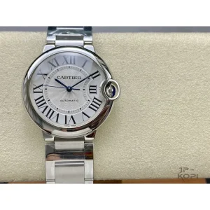 カルティエ バロンブルー WSBB0048｜レディース 36mm シルバー文字盤 ステンレスブレス【3K製】