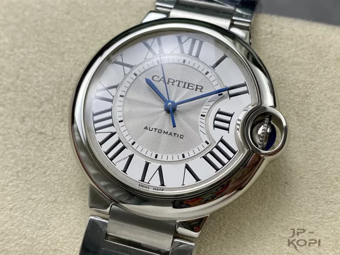 カルティエ バロンブルー WSBB0048｜レディース 36mm シルバー文字盤 ステンレスブレス【3K製】 - 画像 (3)