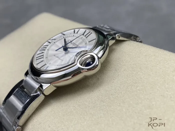 カルティエ バロンブルー WSBB0048｜レディース 36mm シルバー文字盤 ステンレスブレス【3K製】 - 画像 (6)