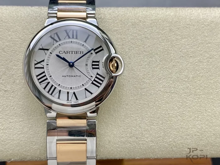 カルティエ バロンブルー W2BB0033｜36mm レディース ローズゴールドメッキ ステンレス【3K工場製】