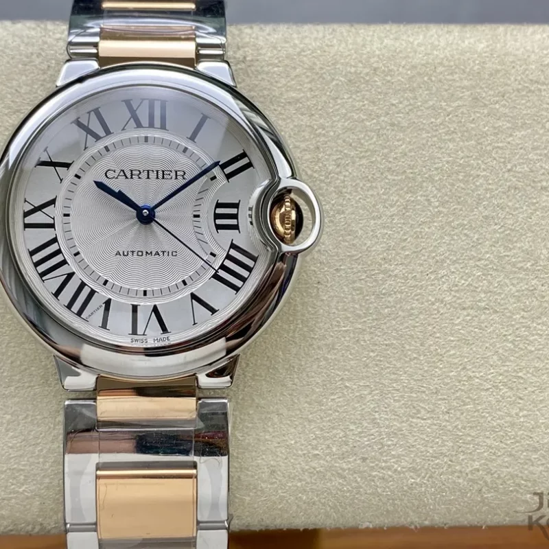 カルティエ バロンブルー W2BB0033｜36mm レディース ローズゴールドメッキ ステンレス【3K工場製】