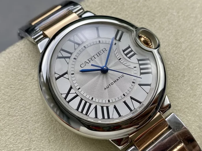 カルティエ バロンブルー W2BB0033｜36mm レディース ローズゴールドメッキ ステンレス【3K工場製】 - 画像 (2)