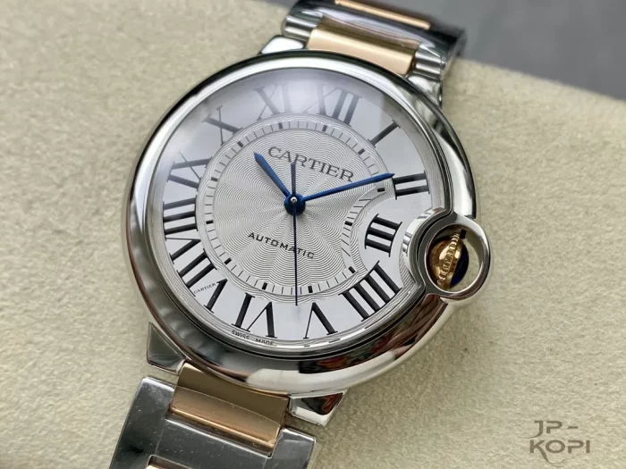 カルティエ バロンブルー W2BB0033｜36mm レディース ローズゴールドメッキ ステンレス【3K工場製】 - 画像 (3)