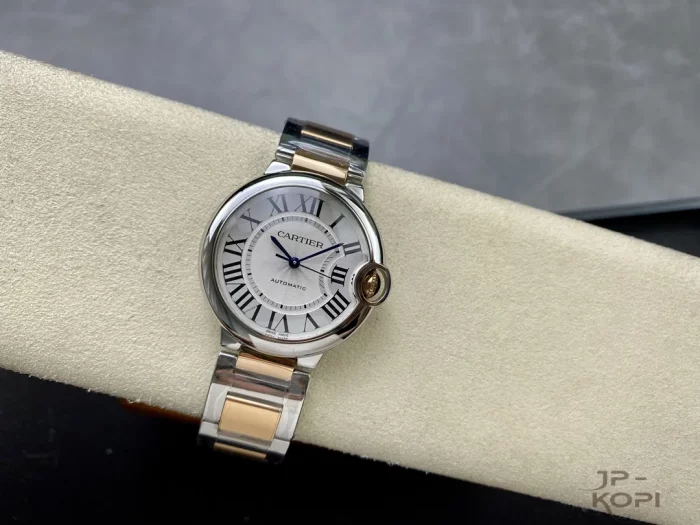 カルティエ バロンブルー W2BB0033｜36mm レディース ローズゴールドメッキ ステンレス【3K工場製】 - 画像 (5)