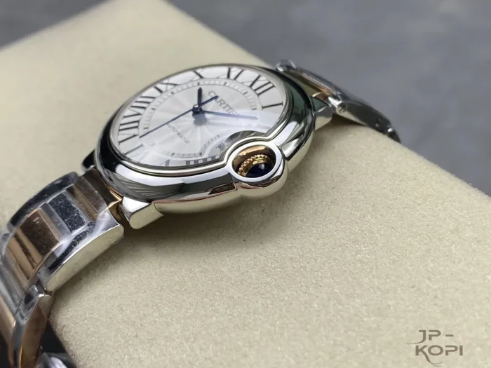 カルティエ バロンブルー W2BB0033｜36mm レディース ローズゴールドメッキ ステンレス【3K工場製】 - 画像 (7)