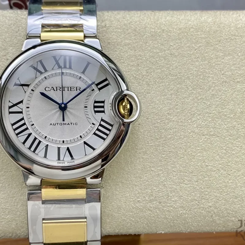 カルティエ バロンブルー W2BB0038｜36mm レディース イエローゴールドメッキ ステンレス【3K工場製】