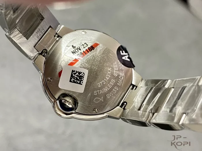 カルティエ バロンブルー WSBB0073｜28mm レディース クオーツ シルバー文字盤×スチール【AF工場製】 - 画像 (7)