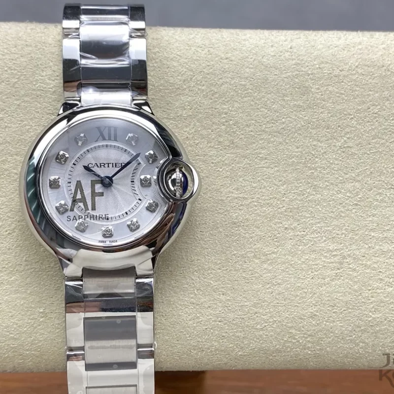 カルティエ バロンブルー W4BB0029｜28mm レディース クオーツ ダイヤ11P文字盤×スチール【AF工場製】