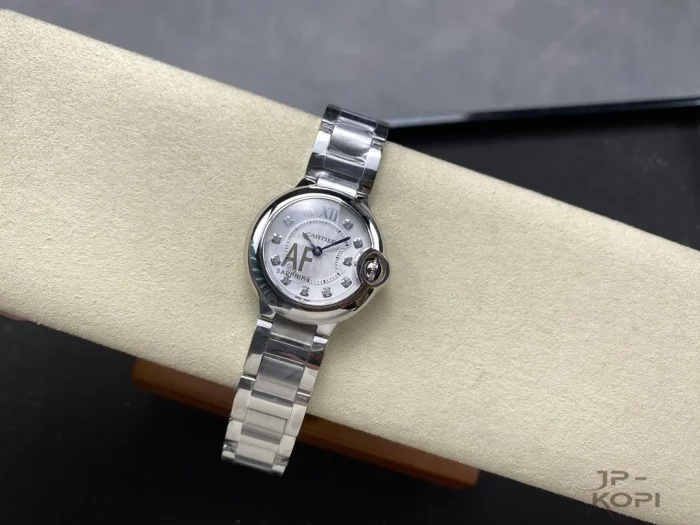 カルティエ バロンブルー W4BB0029｜28mm レディース クオーツ ダイヤ11P文字盤×スチール【AF工場製】 - 画像 (4)