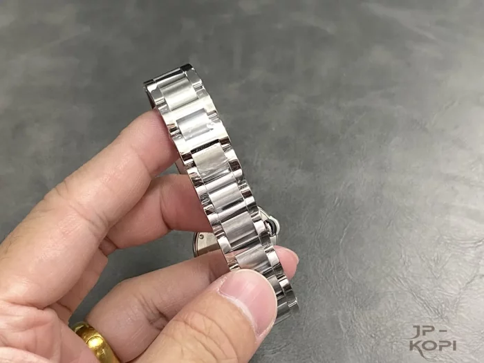 カルティエ バロンブルー W6920038｜28mm レディース クオーツ｜ピンク文字盤×スチール【AF工場製】 - 画像 (8)