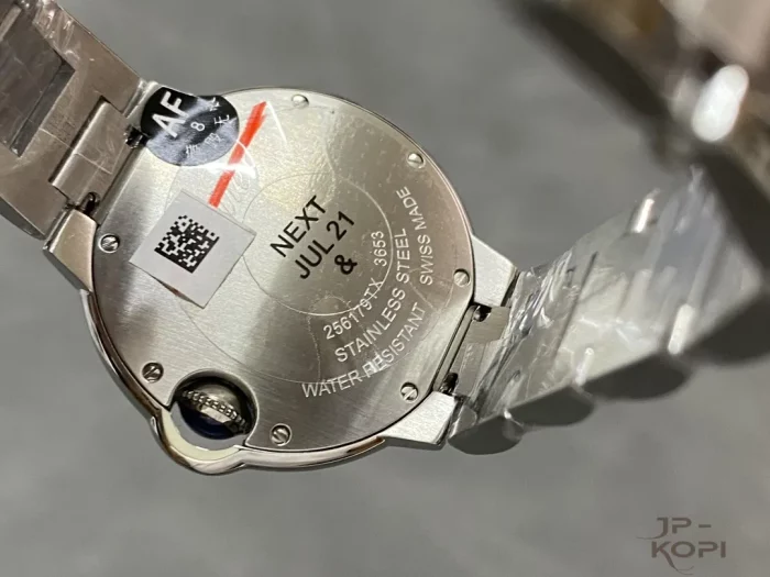 カルティエ バロンブルー WSBB0045｜33mm レディース クオーツ シルバー文字盤×コンビ【AF工場製】 - 画像 (7)
